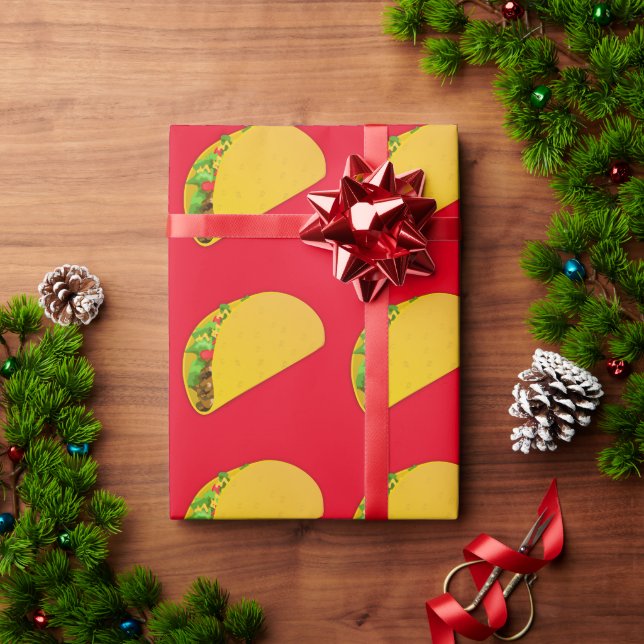 REGALO PAPEL DE ENVÍO DE NAVIDADES TACO TACOS (Regalo de vacaciones)