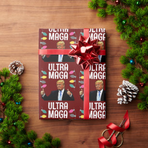REGALO PAPEL DE ENVÍO ULTRA MAGA PARA NAVIDADES DE TRUMP
