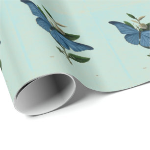 Regalo Papel de envoltorio para regalos azul de la