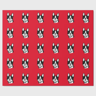 Regalo Papel de envoltorio para regalos de Boston Terrier