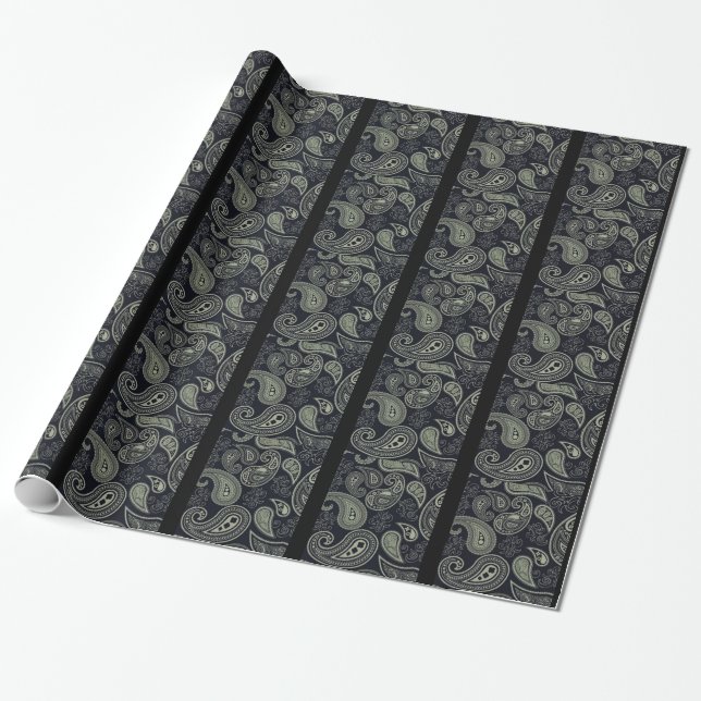 Regalo Papel de envoltorio para regalos de Paisley (Desenrollado)