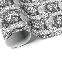 Papel de envoltorio para regalos del diseño de