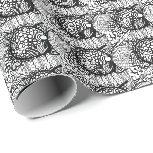 Regalo Papel de envoltorio para regalos del diseño de (Esquina del rollo)