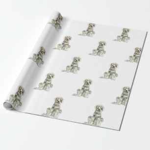 Regalo Papel de envoltorio para regalos del perro de