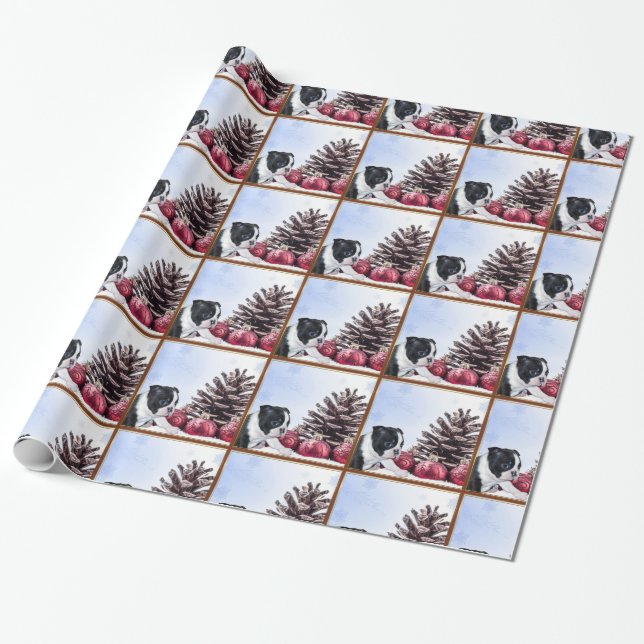 Regalo Papel de envoltorio para regalos del terrier de (Desenrollado)