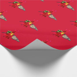 Regalo Papel de envoltorio para regalos rojo de la