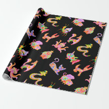 Papel de envoltura Alebrijes