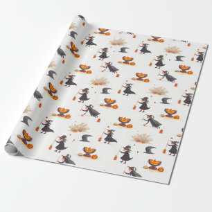 Regalo Papel de envoltura blanco de Halloween