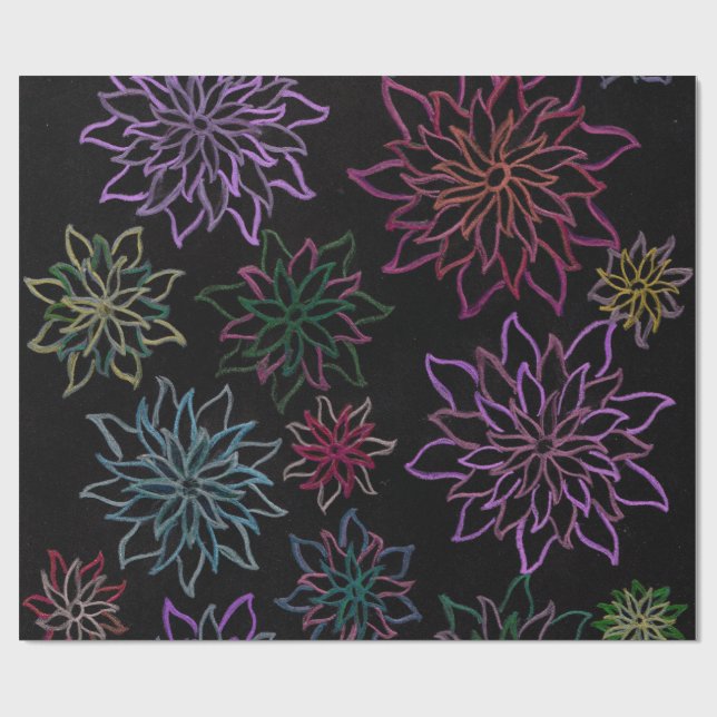 Regalo Papel de envoltura celeste (Superficie plana)