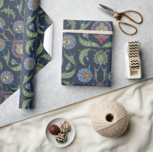 Regalo Papel de envoltura con motivos florales árabes