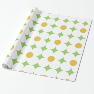 Regalo Papel de envoltura con motivos florales de los añ