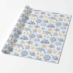 Regalo Papel de envoltura con tema para bebés