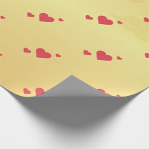 Papel De Envoltura Con Temas De Amor