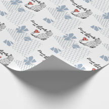 papel de envoltura con temática de gato