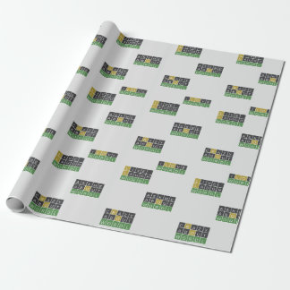 Regalo Papel de envoltura de acero