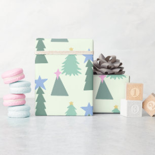 Regalo Papel de envoltura de árbol de Navidad