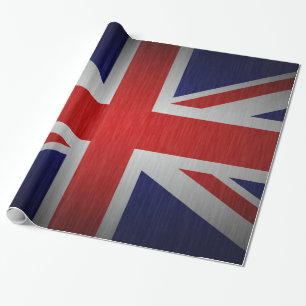 REGALO PAPEL DE ENVOLTURA DE BANDERA BRITÁNICA