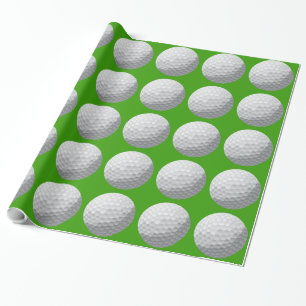 Regalo Papel de envoltura de bolas de golf.