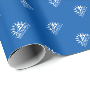 Regalo Papel de envoltura de Broadway Elementary Blue