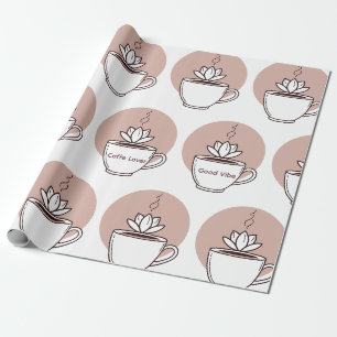 Regalo Papel de Envoltura de Café Zen de Despertar Person