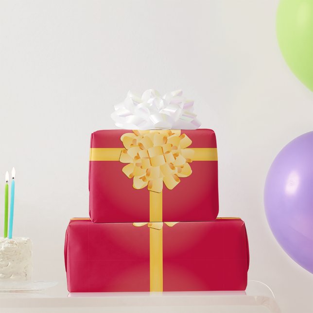 Regalo Papel De Envoltura De Cinta Y Bow (Subido por el creador)