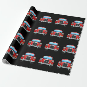 Regalo Papel de envoltura de coches clásico