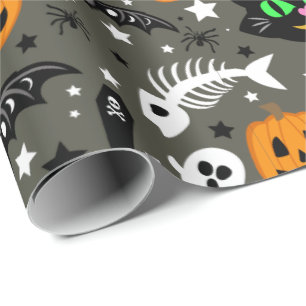Regalo Papel de envoltura de confetti de Halloween