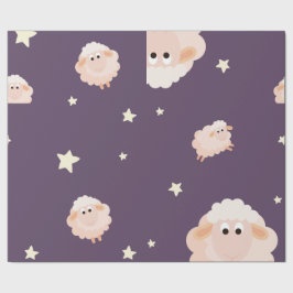 Regalo Papel De Envoltura De Cordero Y Estrella