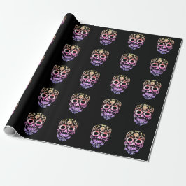 Regalo Papel de envoltura de cráneo elegante