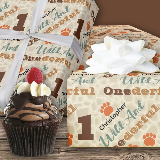 Regalo Papel De Envoltura De Cumpleaños Salvaje Y Maravil (Subido por el creador)