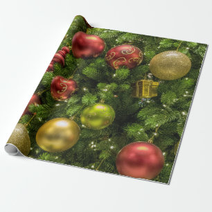 Regalo papel de envoltura de decoración de adorno de navi