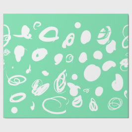 Regalo Papel de envoltura de diseño de manchas gráficas