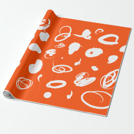 Regalo Papel de envoltura de diseño de manchas gráficas