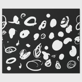 Regalo Papel de envoltura de diseño de manchas gráficas