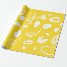 Regalo Papel de envoltura de diseño de manchas gráficas