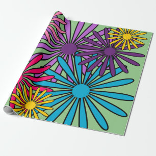 Regalo Papel de envoltura de flores
