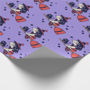 Regalo Papel de envoltura de Halloween de Brujas