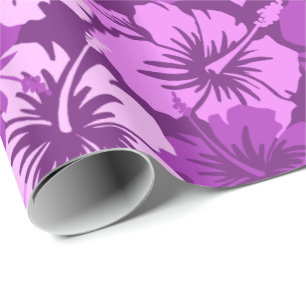 Regalo Papel De Envoltura De Hibiscus Floral Hawaiian Epi