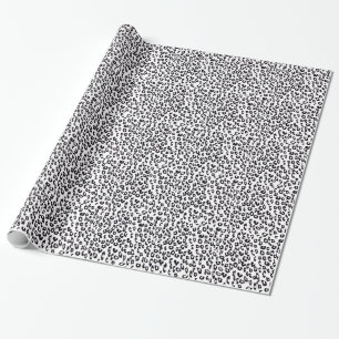 Regalo Papel De Envoltura De La Impresión De Leopardo Bla