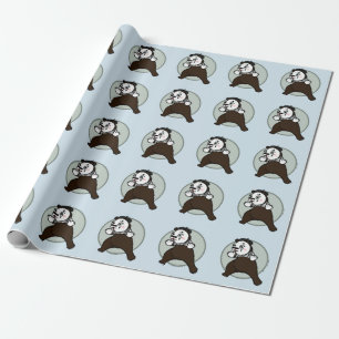 REGALO PAPEL DE ENVOLTURA DE MATEMÁTICA MIME DE FUNNY GRI