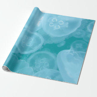 Regalo Papel de envoltura de medusas transparentes del oc