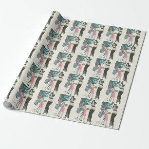 Regalo Papel de envoltura de Navidades de la época de los
