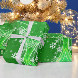 Regalo PAPEL DE ENVOLTURA DE nieve artística moderna