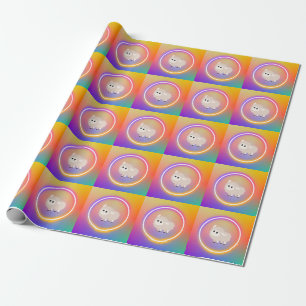 Regalo Papel de envoltura de oveja arcoiris