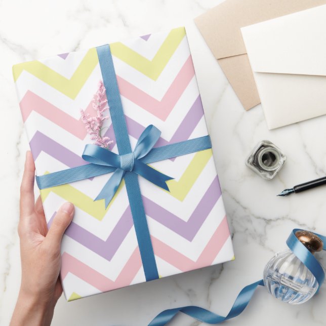 Regalo Papel de envoltura de patrón de chevron de Pascua (Regalar)