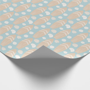 Regalo Papel De Envoltura De Patrón De Surfboard Y Shell