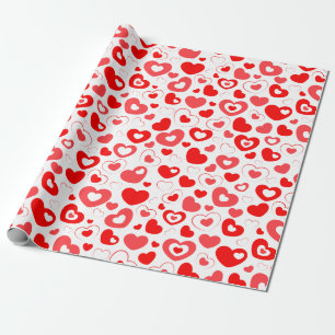 Regalo Papel de envoltura de patrón el día de San Valen
