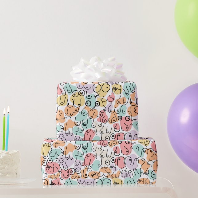 Regalo Papel de envoltura de patrones de cumpleaños brill (Regalos de fiesta)