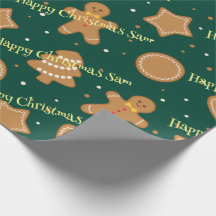 Papel de envoltura de patrones de Navidades person