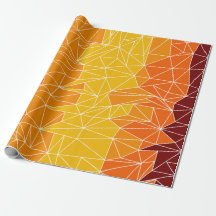 Papel de envoltura de patrones geométricos energét